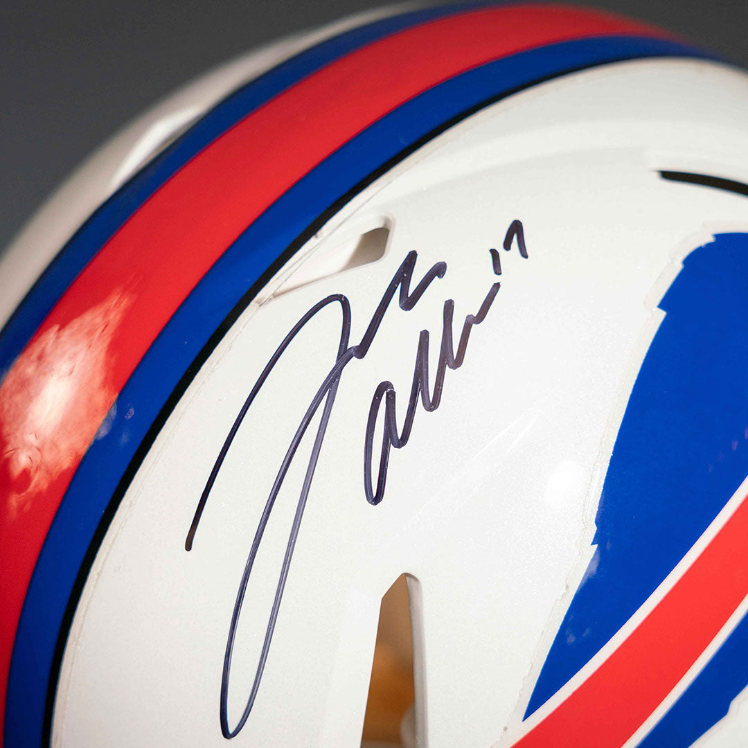 Casco Firmado Josh Allen - Buffalo Bills