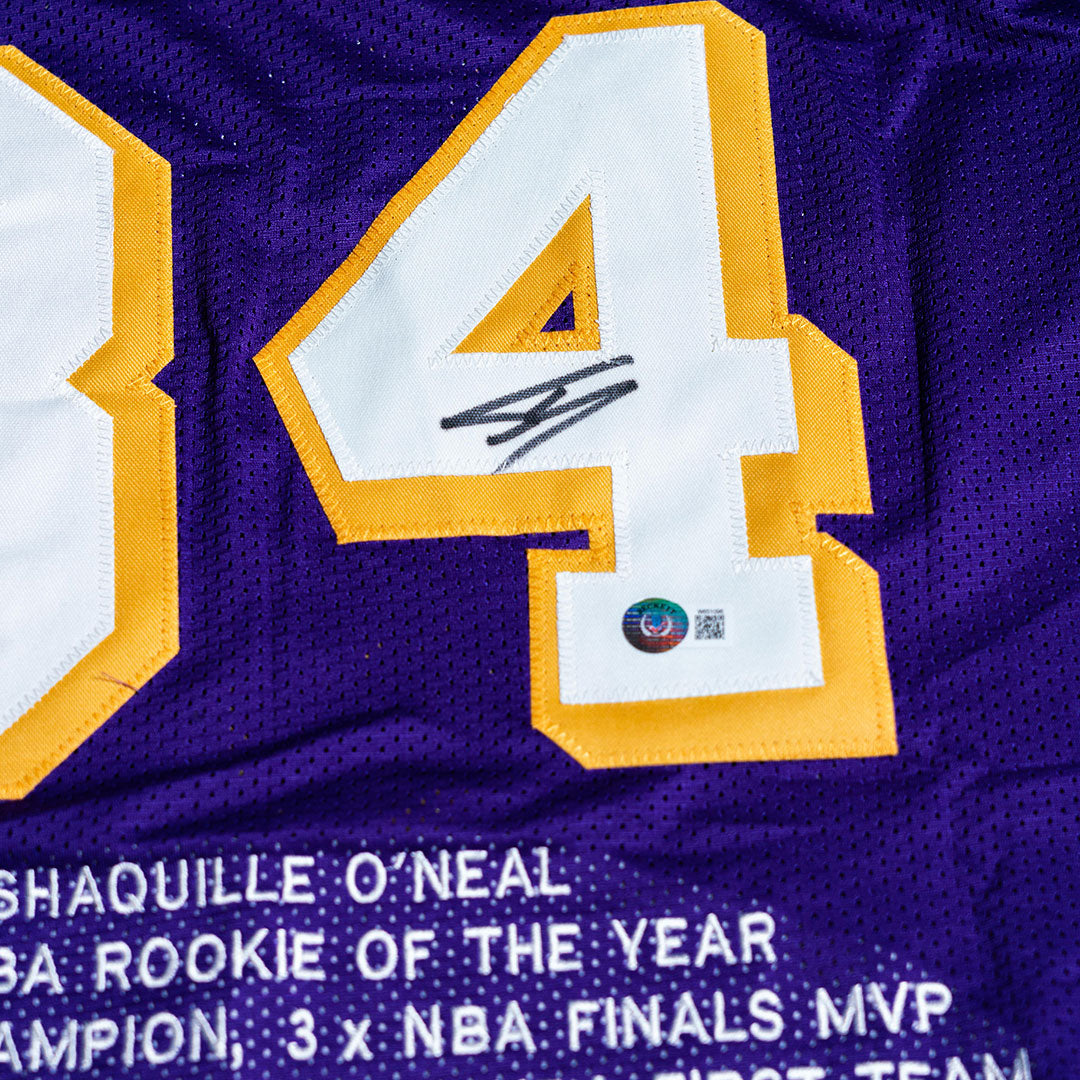 Custom Jersey Firmado por Shaquille O'Neal - Los Angeles Lakers