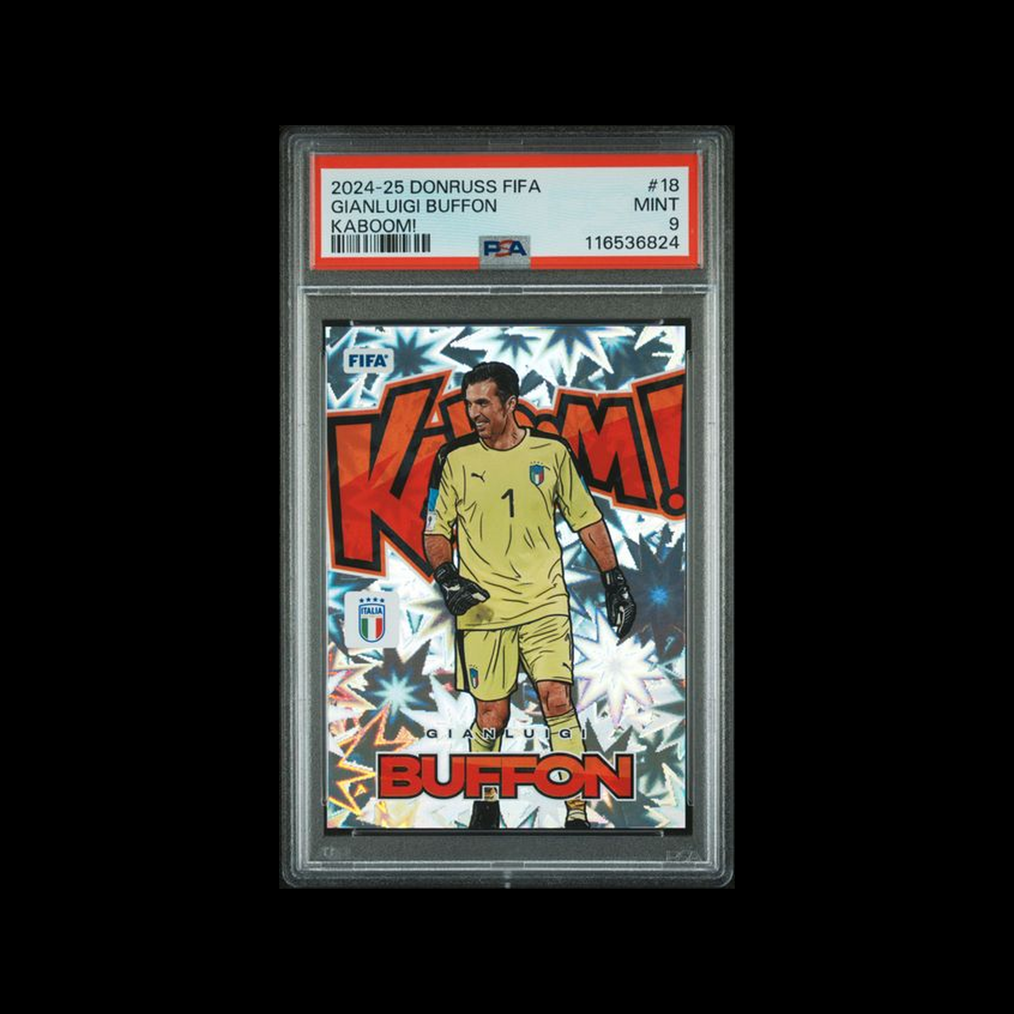 Subasta - 2024-25 Panini Donruss Kaboom! Gianluigi Buffon 18 PSA 10 GEM-MT