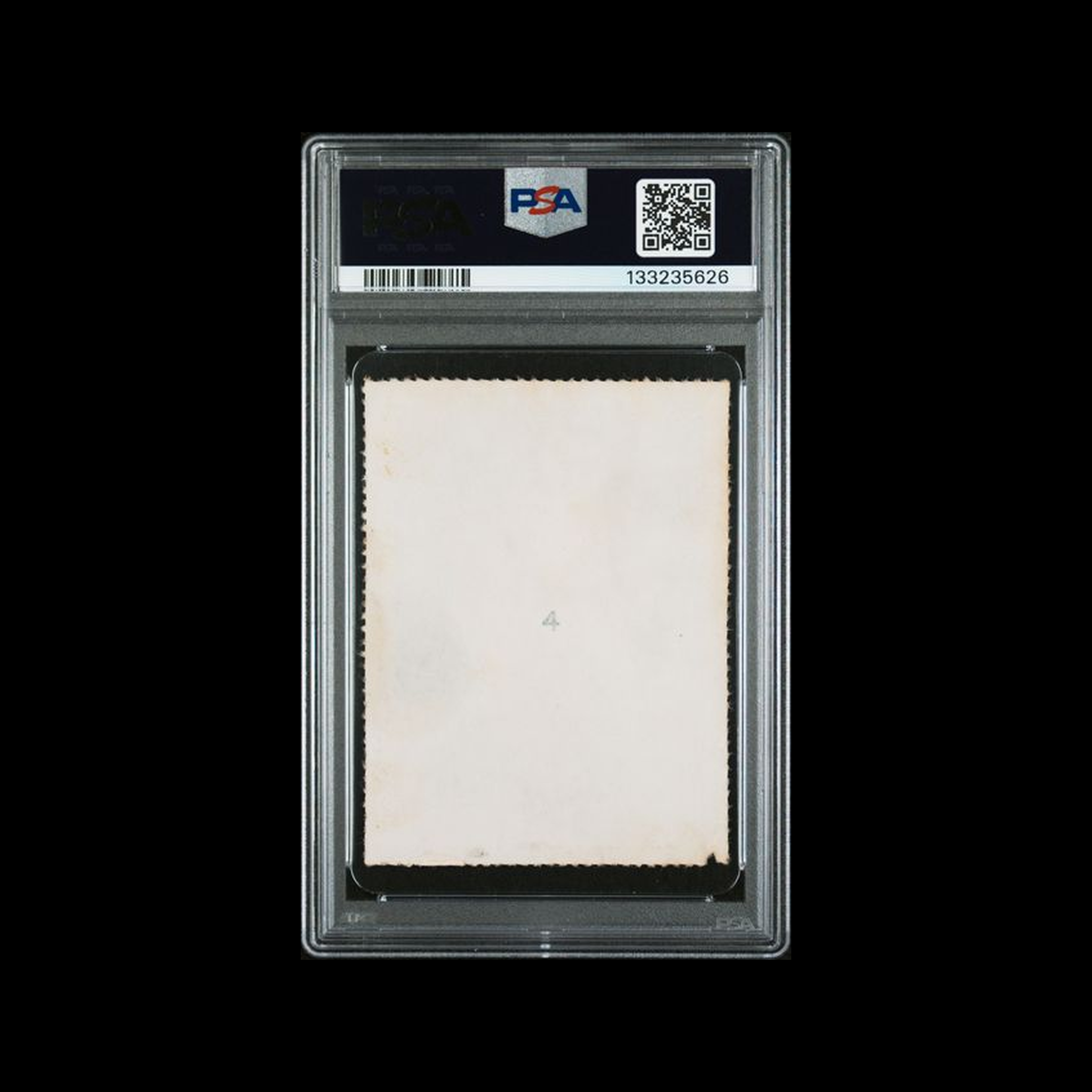 1958 Panini Editora Aquarela Ltda. Brasil Campeao Mundial De Futebol Perforated-Black Zito 4 PSA 2