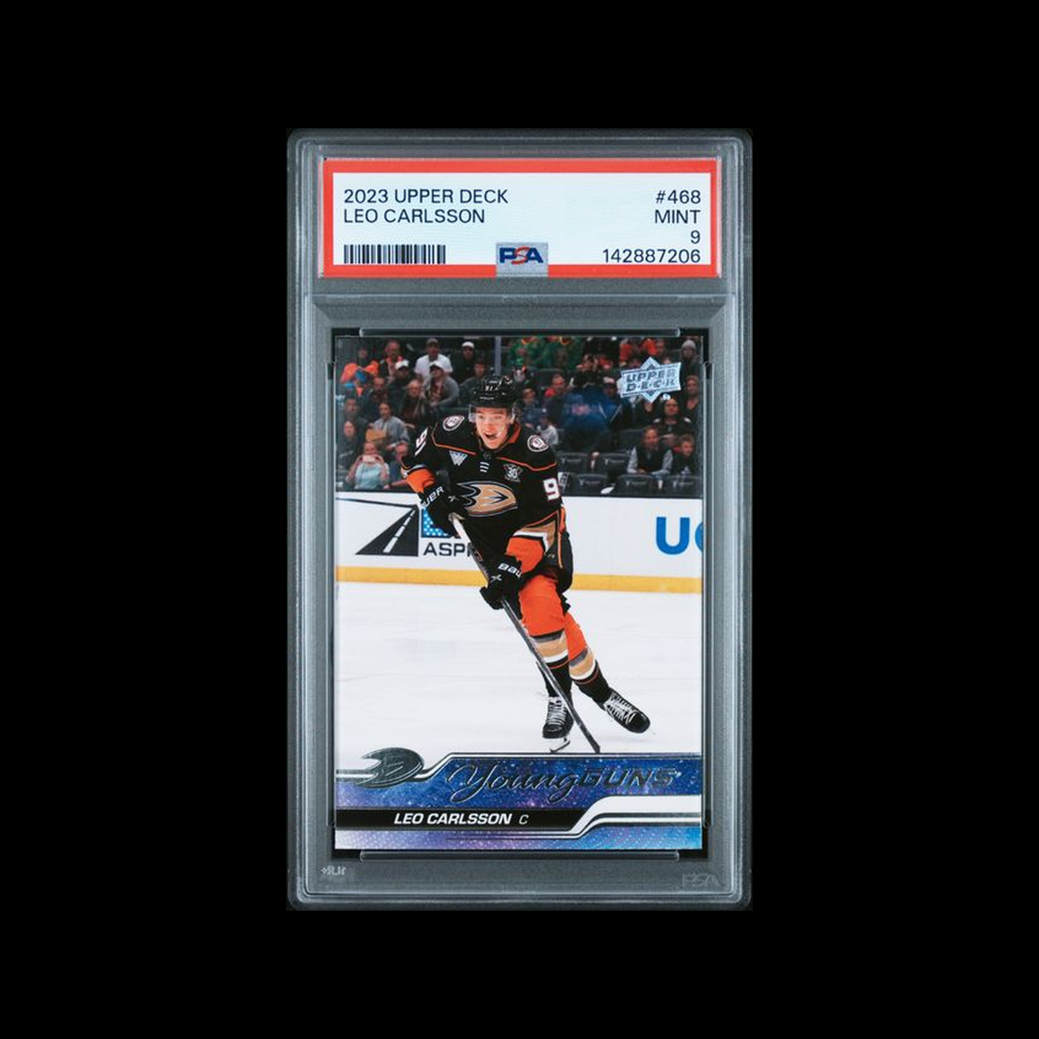2023 Upper Deck   Leo Carlsson 468 PSA 9 MINT