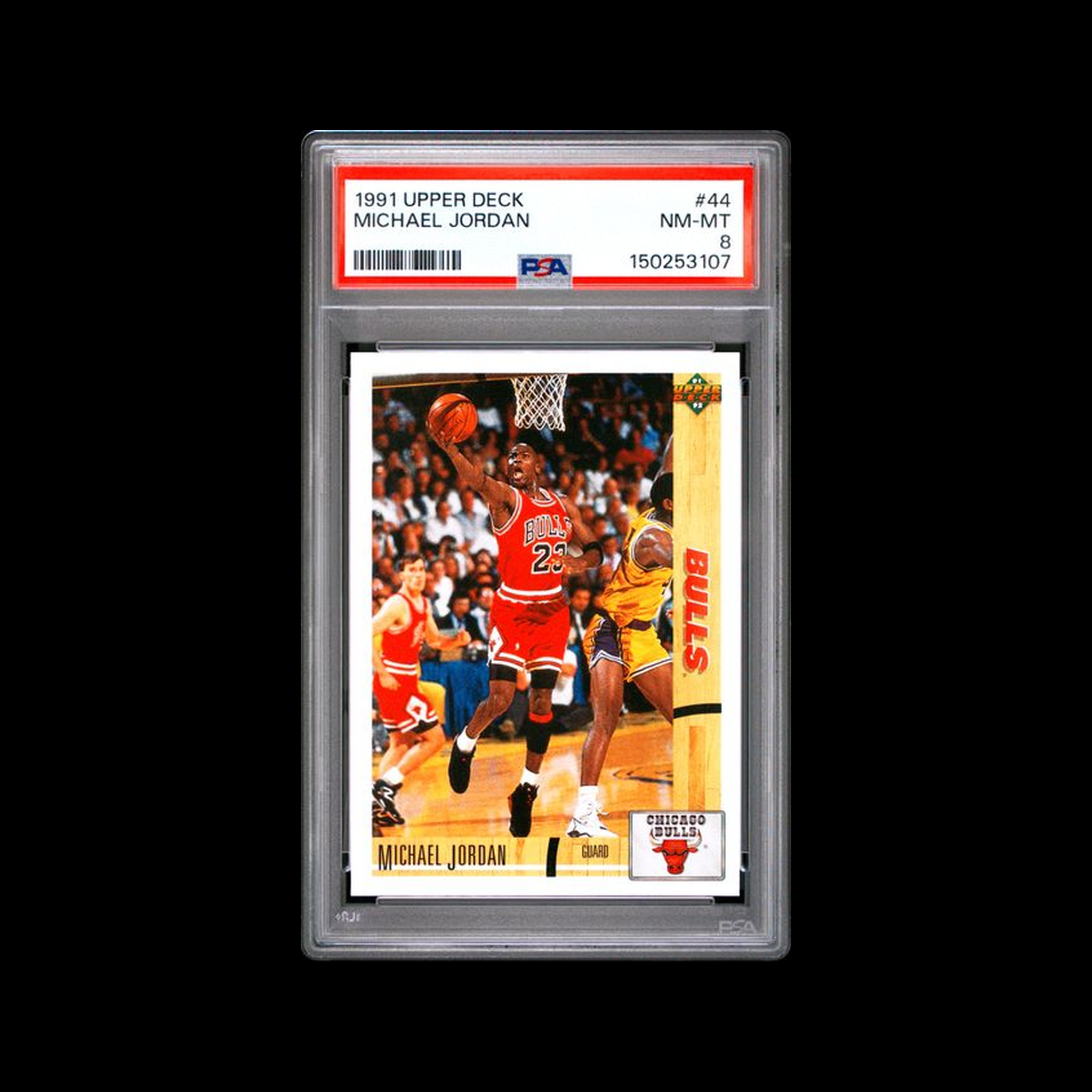 1991 Upper Deck   Michael Jordan 44 PSA 8 NM-MT