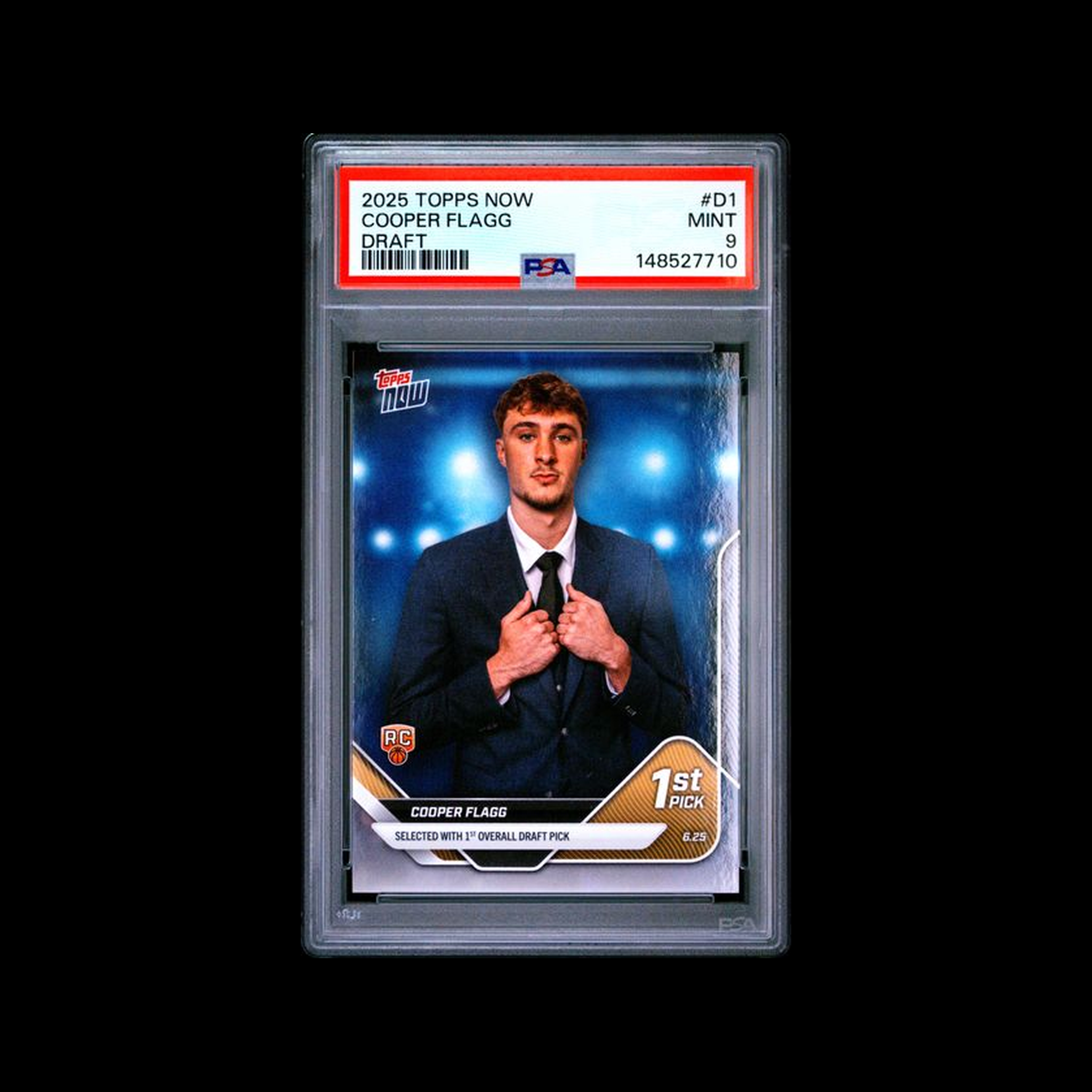 2025 Topps Now Draft  Cooper Flagg D1 PSA 9 MINT