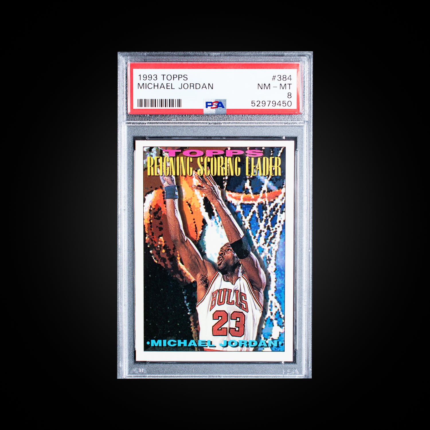 1993 Topps   Michael Jordan 384 PSA 8 NM-MT