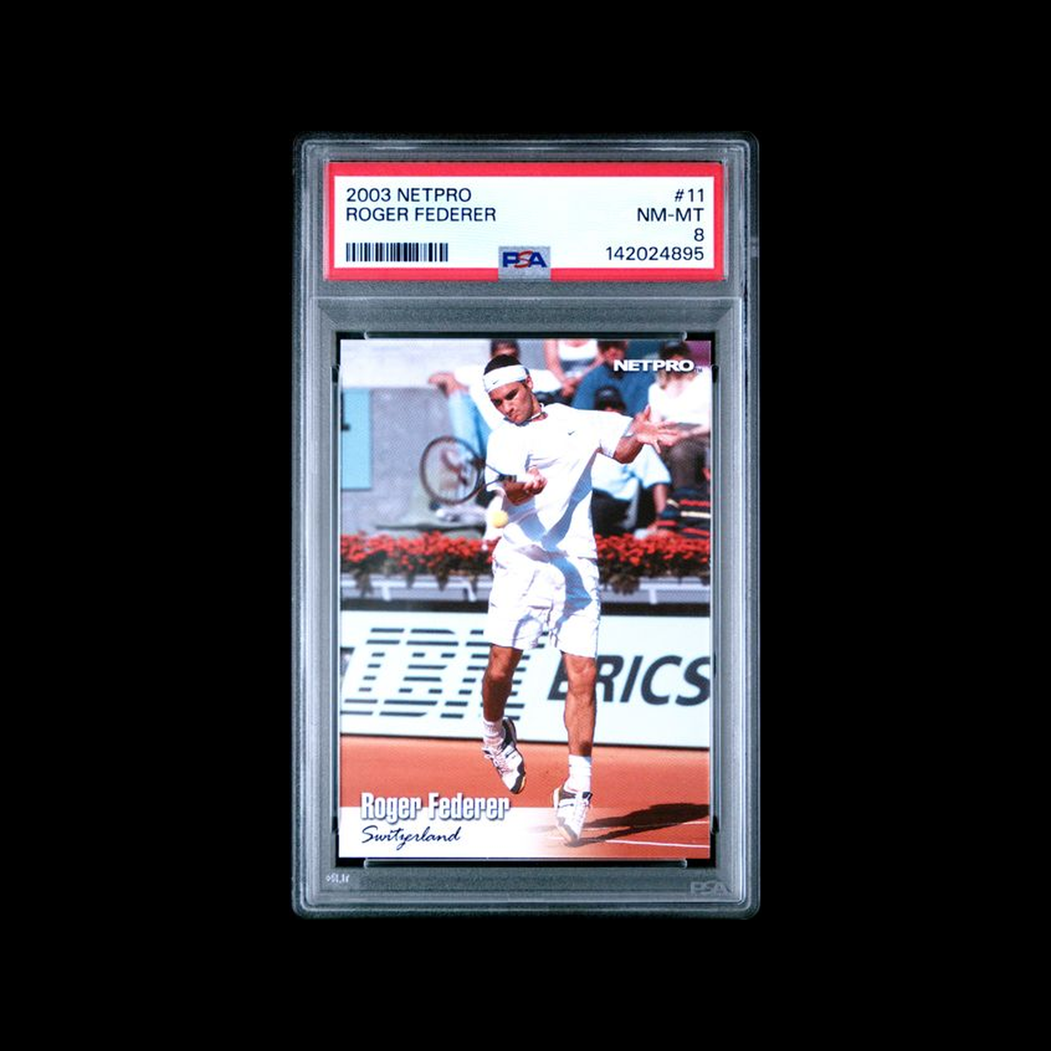 NetPro Base Roger Federer 11 PSA 8 NM-MT