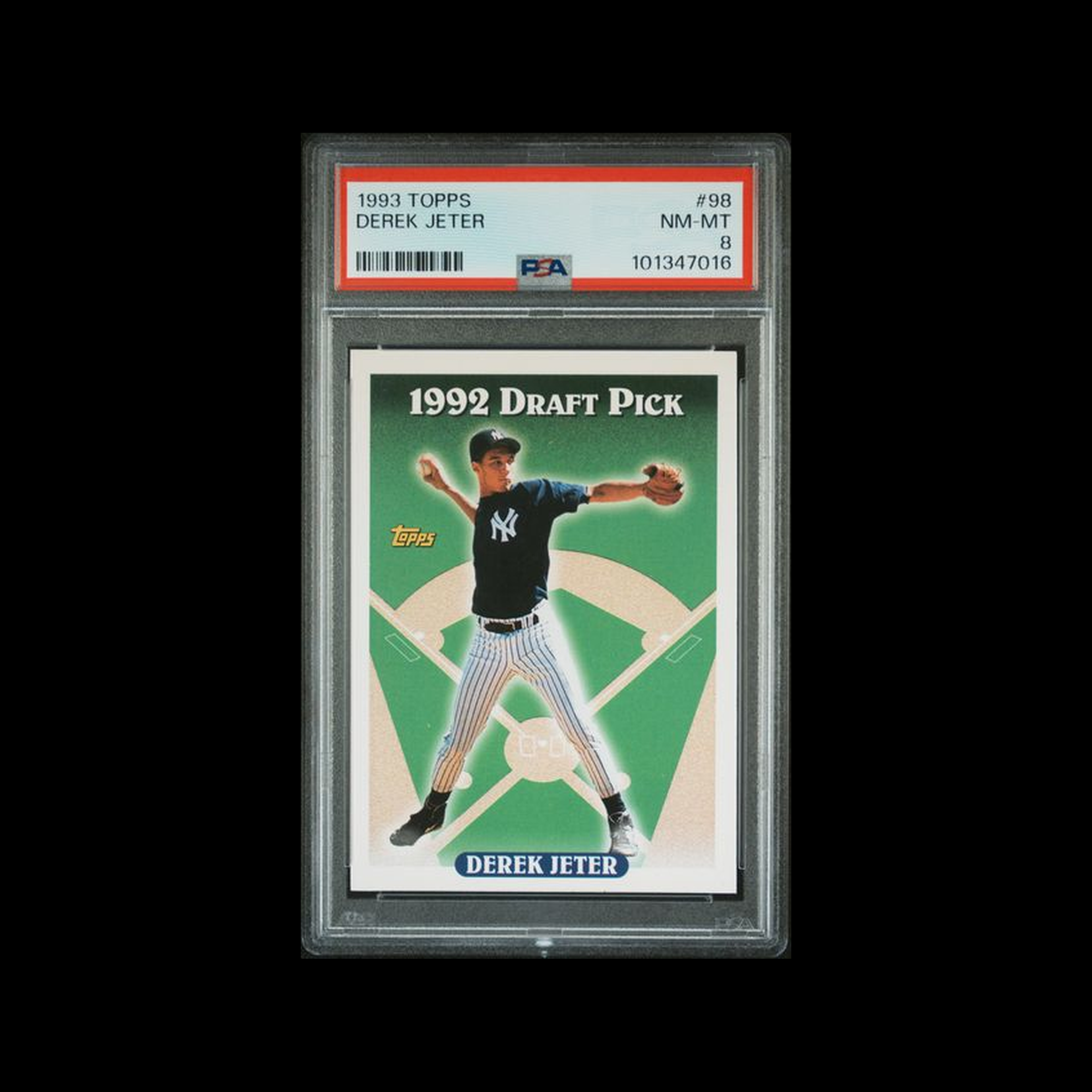 1993 Topps  Base Derek Jeter 98 PSA 8 NM-MT
