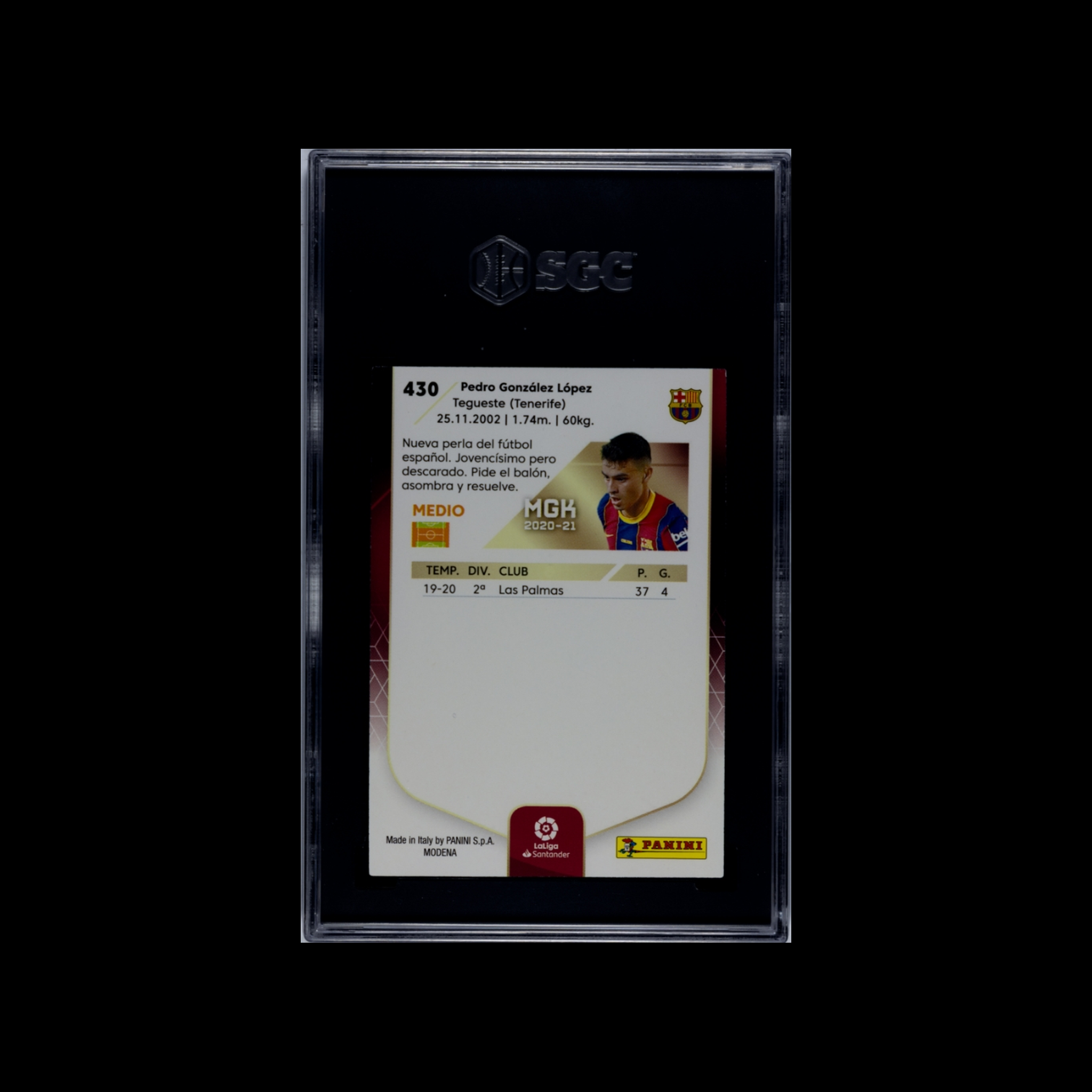 Panini Megacracks Nuevo Fichaje Pedri 430 SGC 9