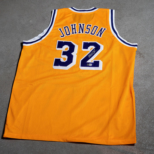 Custom Jersey Firmado por Magic Johnson - Los Angeles Lakers