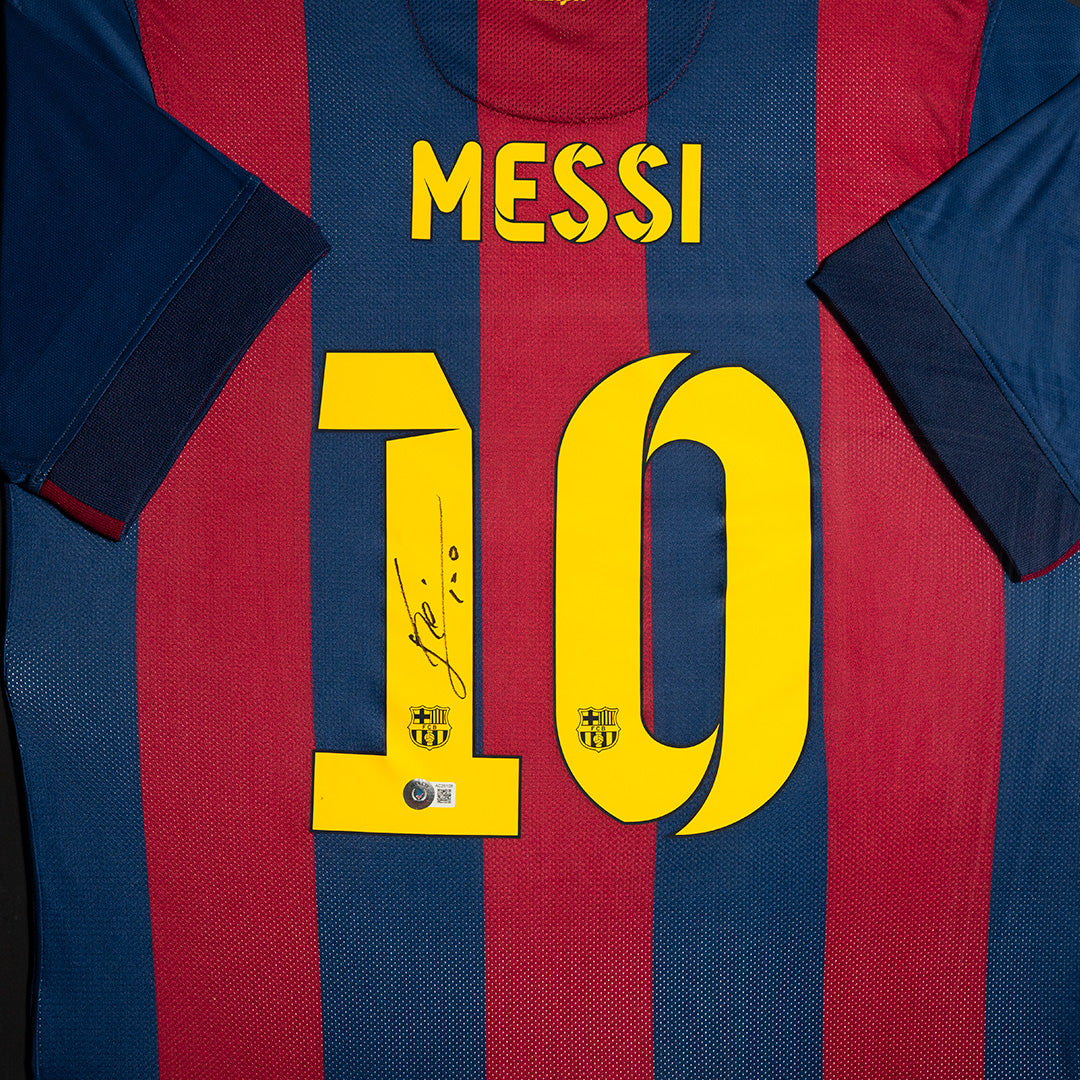 Jersey Firmado Leo Messi- Barcelona