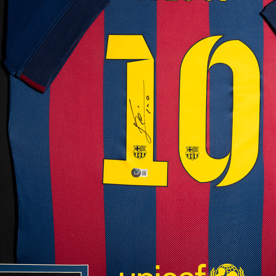 Jersey Firmado Leo Messi- Barcelona